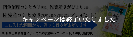 お中元キャンペーン